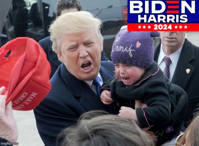 Trump crying baby | image tagged in trump crying baby | made w/ Imgflip meme maker