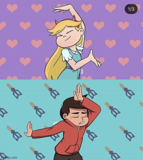 image tagged in starco,star vs the forces of evil | made w/ Imgflip meme maker