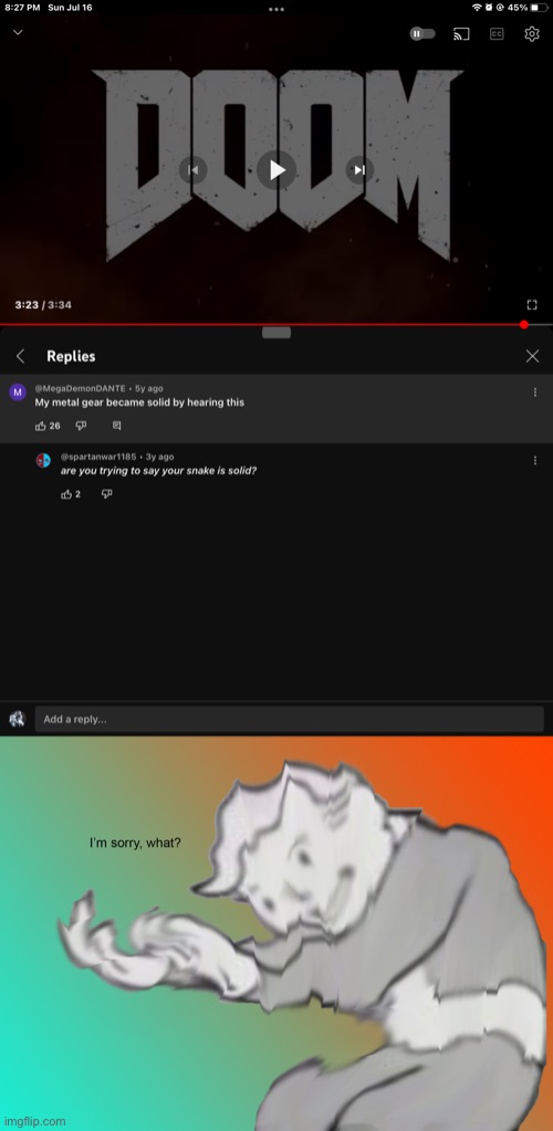 YouTube cursed comments #138456 | image tagged in i'm sorry what | made w/ Imgflip meme maker
