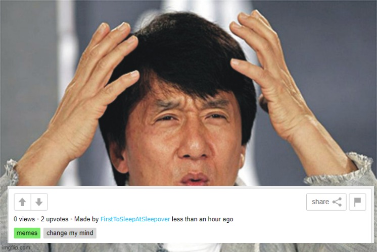 Jackie Chan Confused | image tagged in jackie chan confused | made w/ Imgflip meme maker