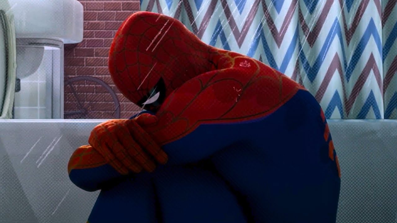 Crying Spiderman Blank Meme Template