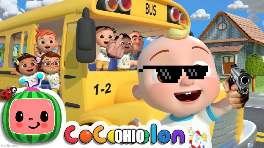 Cocomelon | OHIO | image tagged in cocomelon | made w/ Imgflip meme maker
