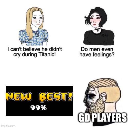 That’s always terrible… | GD PLAYERS | image tagged in i cant believe he didnt cry,geometry dash | made w/ Imgflip meme maker