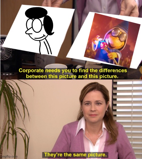 Susan Heffley and Magikoopa | image tagged in memes,they're the same picture | made w/ Imgflip meme maker
