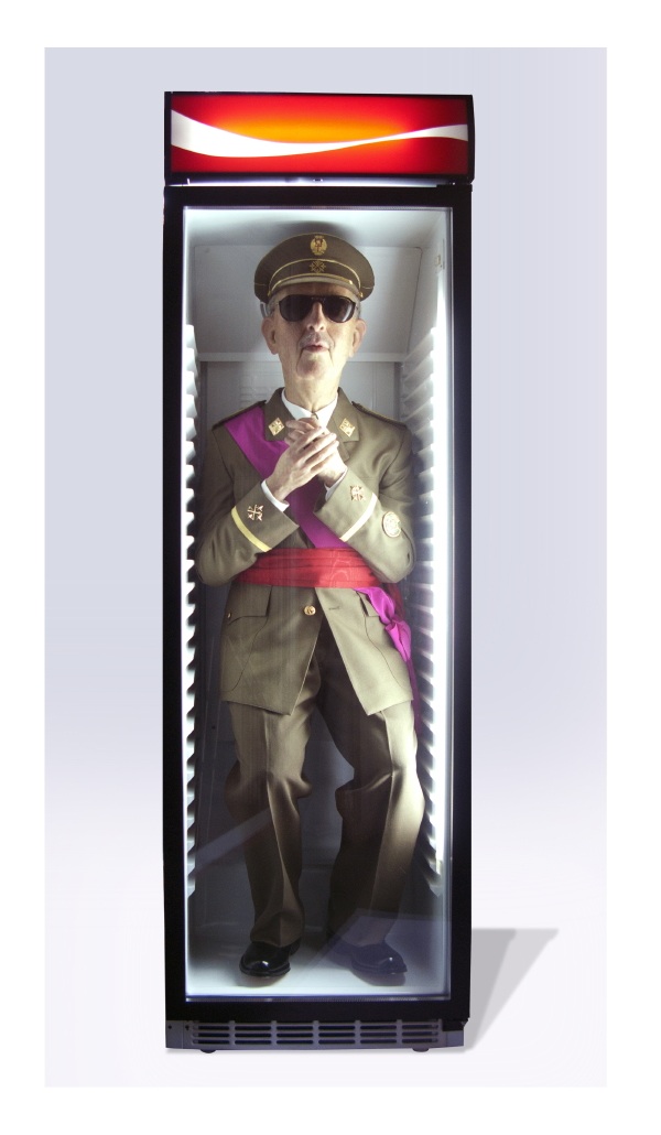 Francisco Franco in Fridge Blank Meme Template