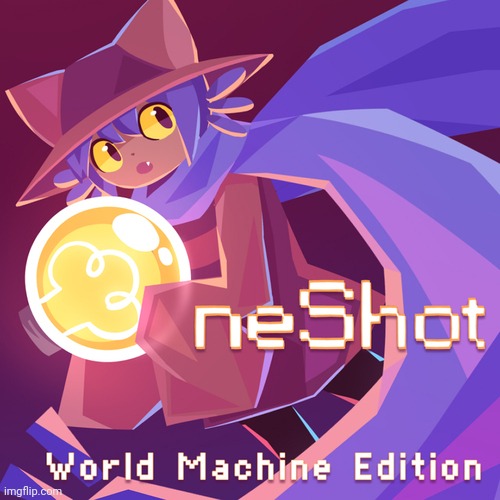 Oneshot Game Cover (World Machine Edition) | image tagged in oneshot game cover world machine edition | made w/ Imgflip meme maker