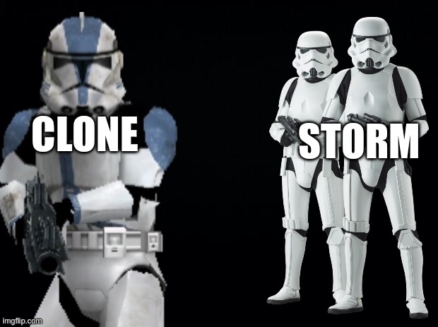 Black background | CLONE STORMTROOPER | image tagged in black background | made w/ Imgflip meme maker