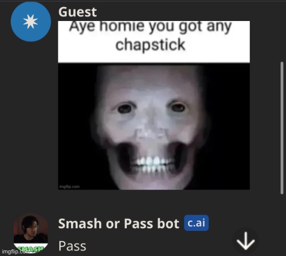 IT SAID PASS FOR ONCE | made w/ Imgflip meme maker