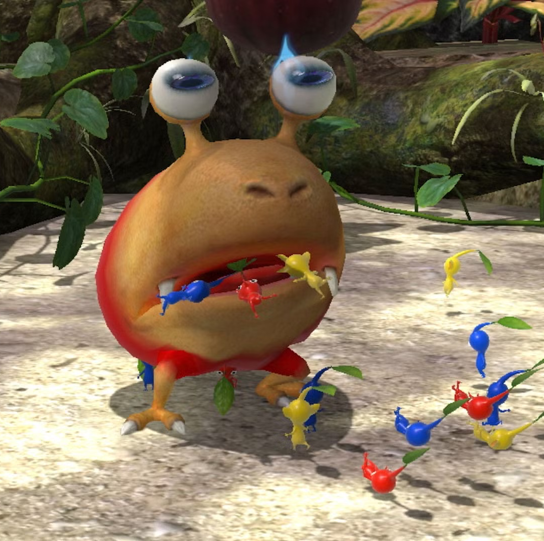 High Quality Bulborb eating Blank Meme Template