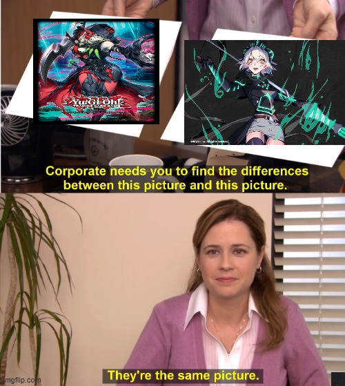 the difference between diabellestarr and bloom, soul wager | image tagged in memes,they're the same picture,build divide,yugioh,duel monsters | made w/ Imgflip meme maker