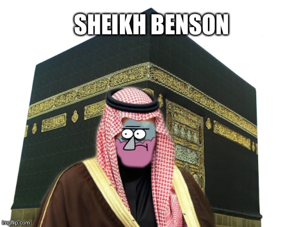 Sheikh Benson | SHEIKH BENSON | image tagged in islam | made w/ Imgflip meme maker