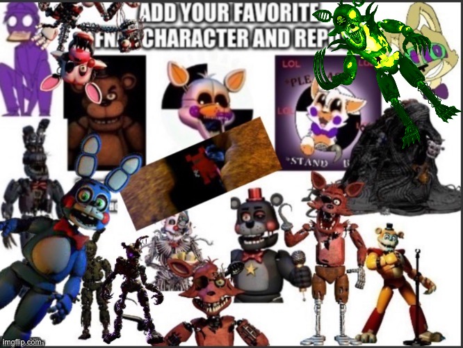 Repost but add your favorite FNaF voiceline - Imgflip