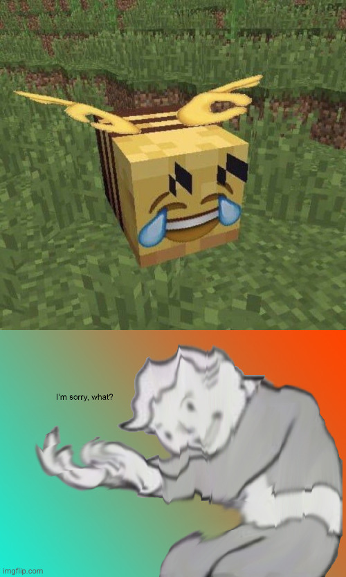 Meme #2,617 | image tagged in i'm sorry what,memes,cursed,cursed image,minecraft,emoji | made w/ Imgflip meme maker