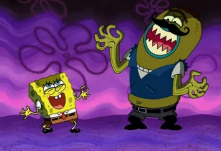 Spongebob Evil Laugh Blank Meme Template