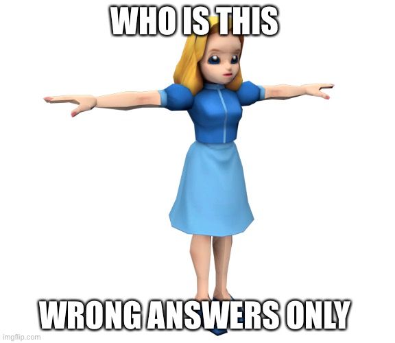 Maria Robotnik | WHO IS THIS; WRONG ANSWERS ONLY | image tagged in maria robotnik | made w/ Imgflip meme maker