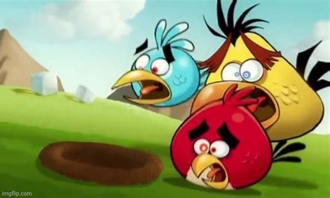 Angry Birds Screaming | image tagged in angry birds screaming | made w/ Imgflip meme maker