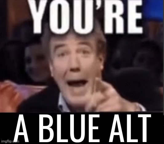 You're X (Blank) | A BLUE ALT | image tagged in you're x blank | made w/ Imgflip meme maker