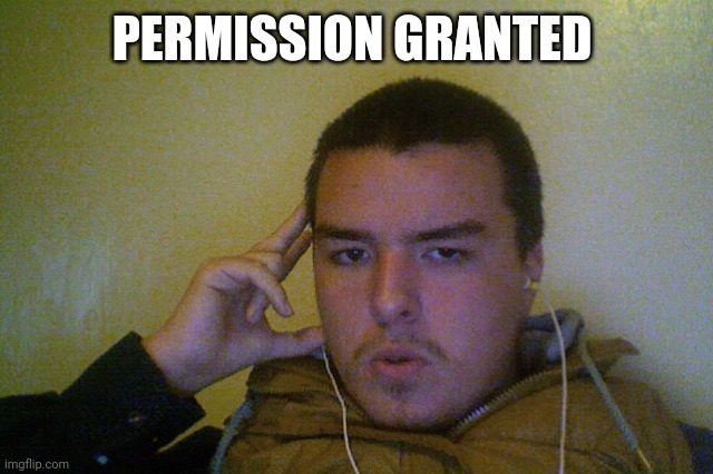 Permission Granted | PERMISSION GRANTED | image tagged in permission granted | made w/ Imgflip meme maker