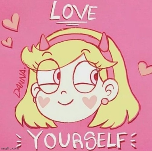 Cry about it | image tagged in star butterfly love yourself | made w/ Imgflip meme maker