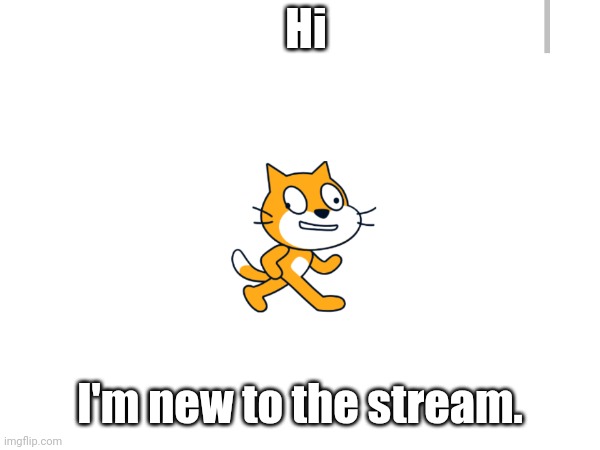 (Hello :) - Mod) | Hi; I'm new to the stream. | made w/ Imgflip meme maker