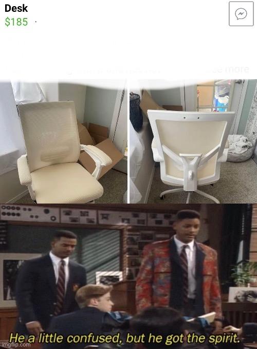 Hmmm | image tagged in fresh prince he a little confused but he got the spirit | made w/ Imgflip meme maker