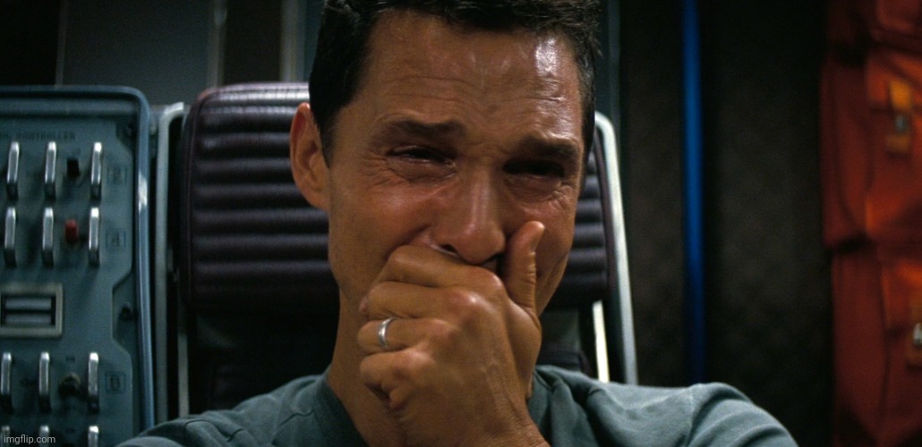 crying matthew mcconaughey | image tagged in crying matthew mcconaughey | made w/ Imgflip meme maker