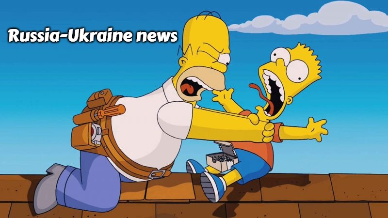Homer choking Bart | Russia-Ukraine news | image tagged in homer choking bart,slavic,russo-ukrainian war | made w/ Imgflip meme maker