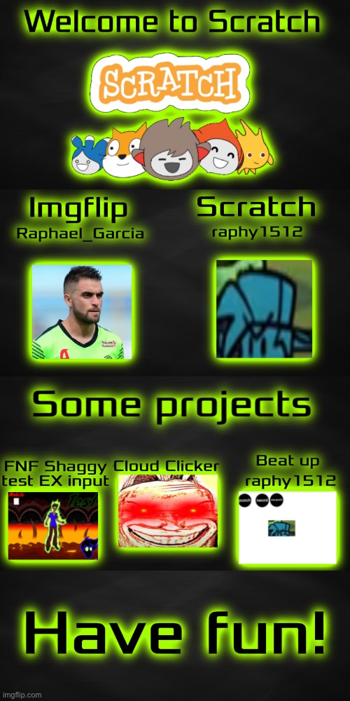 Welcome, Raphael_Garcia, and also his ALT! | made w/ Imgflip meme maker