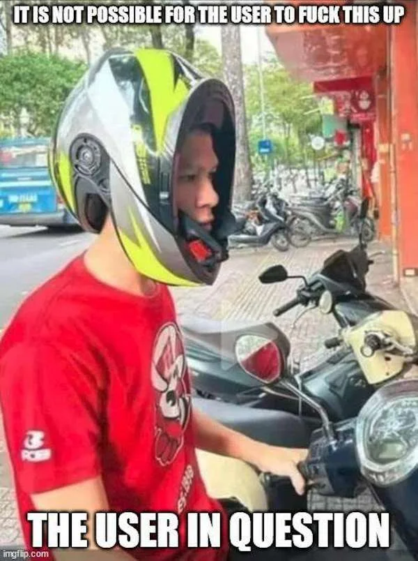 GenZ on a Scooter Blank Meme Template
