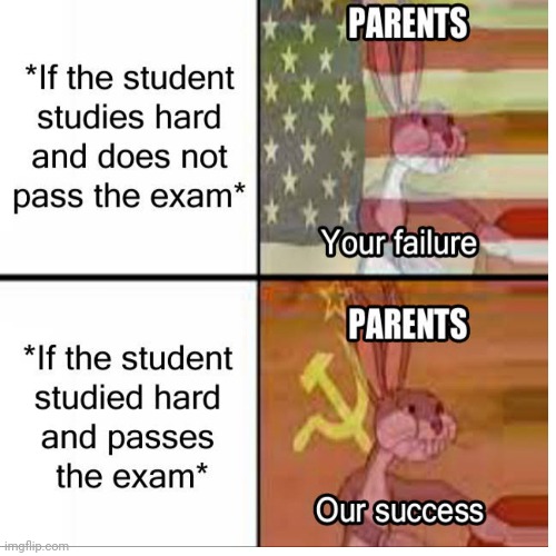 image tagged in exams,communism,tests,america | made w/ Imgflip meme maker