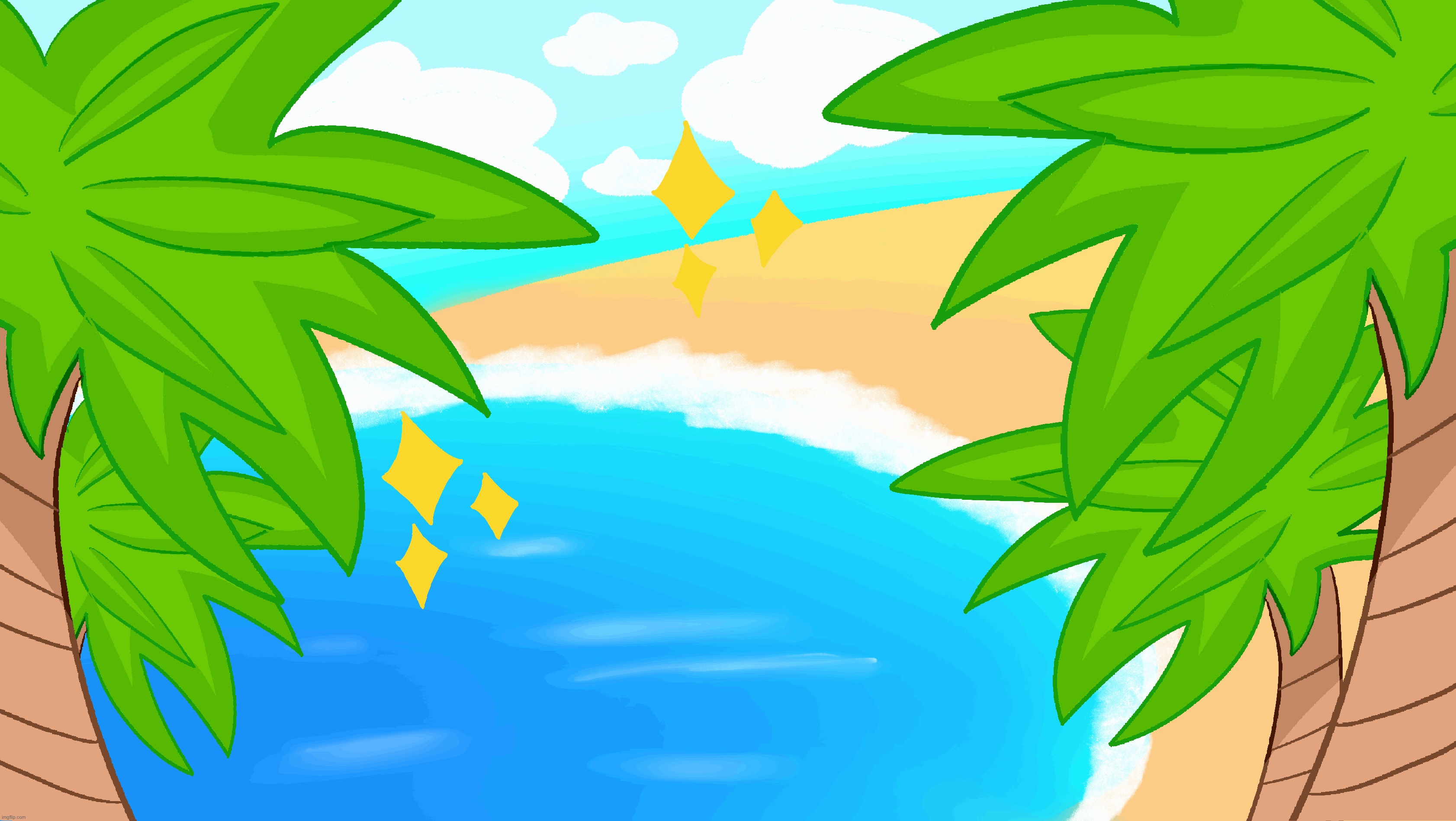 What a nice beach! This is also one of the AMV backgrounds | made w/ Imgflip meme maker