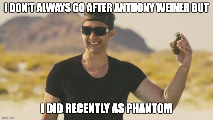 Adam Islamic Patrick Bet David | I DON'T ALWAYS GO AFTER ANTHONY WEINER BUT; I DID RECENTLY AS PHANTOM | image tagged in pbd podcast,pbd,valuetainment,podcast,islam | made w/ Imgflip meme maker