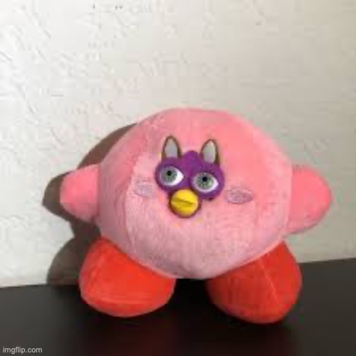 WHAT HAVE YOU DONE TO KIRBY | image tagged in kirby,cursed image | made w/ Imgflip meme maker