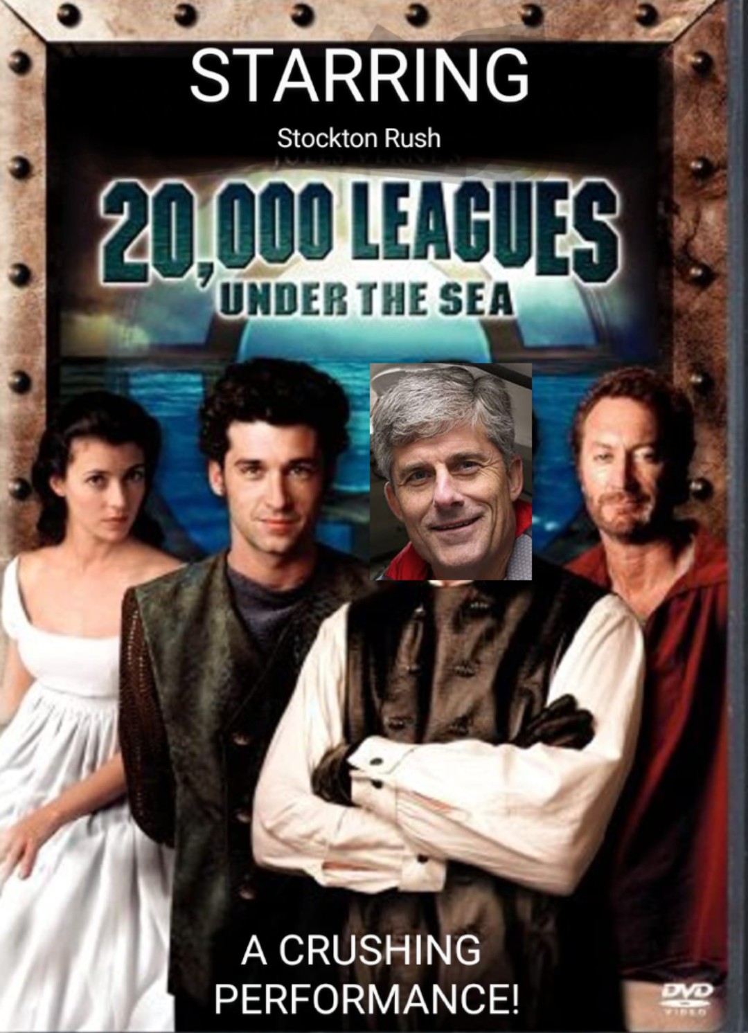 20,000 Leagues under the sea Starring Stockton Rush Blank Meme Template