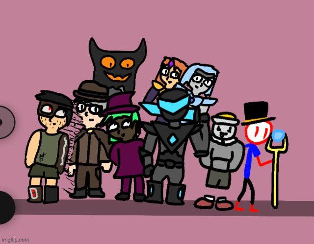 I have to leave in less than 5 minutes, so here’s my progress. Dw, this is NOT the whole poster. | made w/ Imgflip meme maker