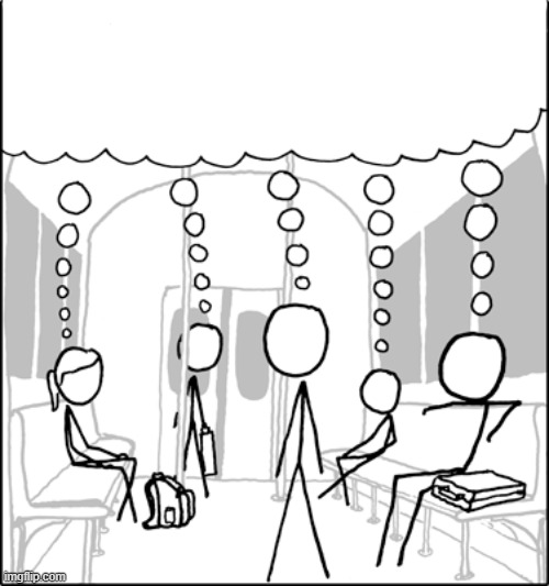 though bubble | image tagged in xkcd sheeple blank speech bubble,get real | made w/ Imgflip meme maker
