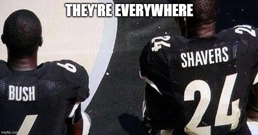 Touchdown | THEY'RE EVERYWHERE | image tagged in football,jerseys | made w/ Imgflip meme maker