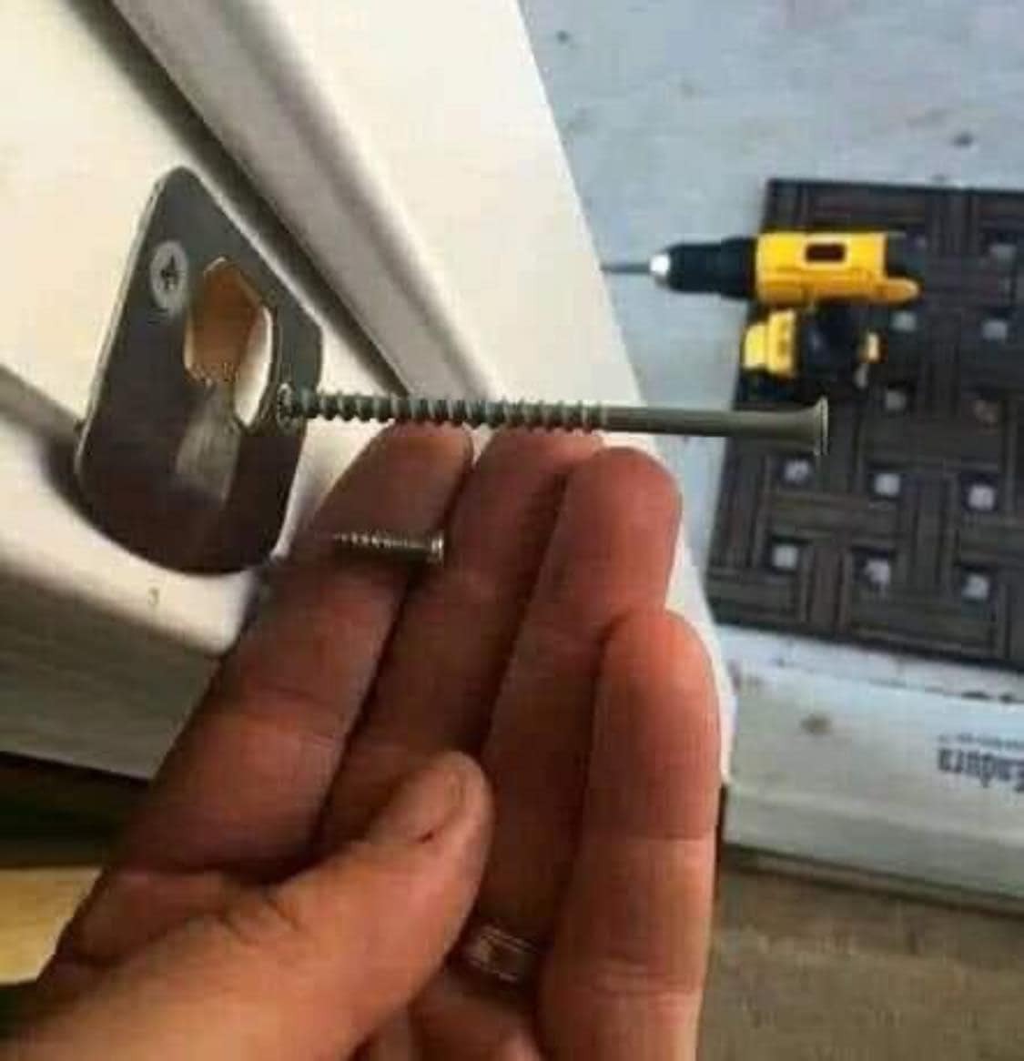 Home Security Hack | image tagged in home security,home defense,castle law,self defense,thug life,stupid criminals | made w/ Imgflip meme maker