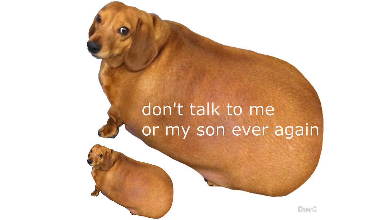 High Quality Don't look at me or my son ever again Blank Meme Template