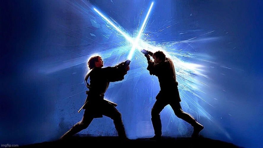light saber duel | image tagged in light saber duel | made w/ Imgflip meme maker