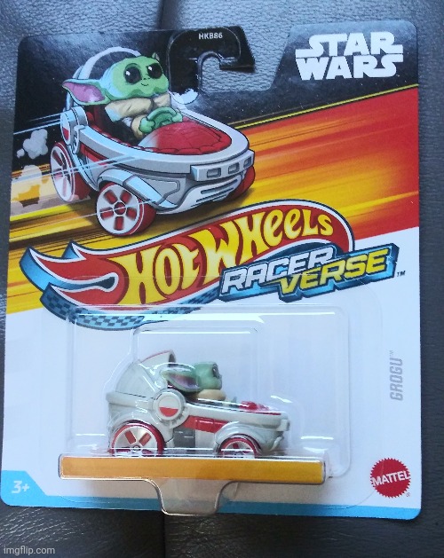 I let my intrusive thoughts win and I bought it | image tagged in grogu,star wars,hot wheels,toys,picture | made w/ Imgflip meme maker