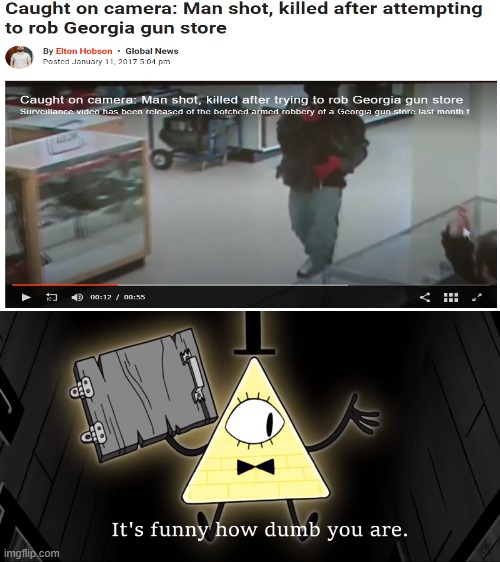 bruh | image tagged in it's funny how dumb you are bill cipher | made w/ Imgflip meme maker