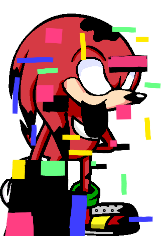 High Quality Pibby Knuckles Blank Meme Template