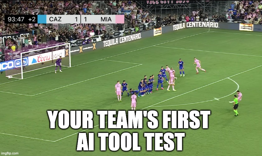 Competition is for losers | YOUR TEAM'S FIRST 
AI TOOL TEST | image tagged in artificial intelligence,chatgpt | made w/ Imgflip meme maker