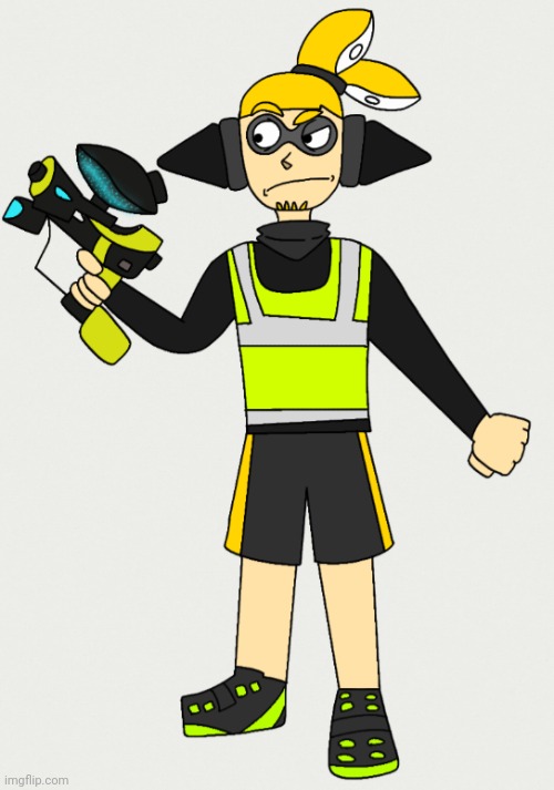 W.I.P for drawing a splatoon movie poster | made w/ Imgflip meme maker