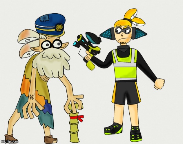 W.i.p for a splatoon movie poster pt.2 | made w/ Imgflip meme maker