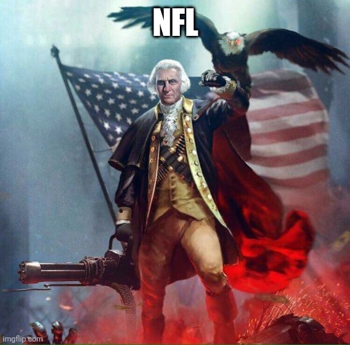 George Washington Eagle | NFL | image tagged in george washington eagle | made w/ Imgflip meme maker