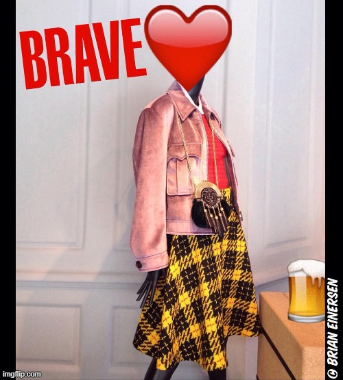 "Braveheart" Moo-vie | image tagged in fashion,window design,saks fifth avenue,braveheart,emooji art,brian einersen | made w/ Imgflip meme maker