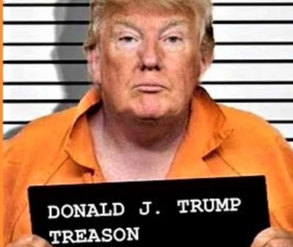 Trump in orange Blank Meme Template