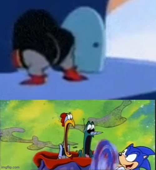 Eggman be putting the new forgis on the Egg-mobile | made w/ Imgflip meme maker